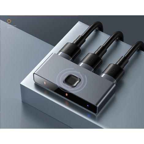Hub Matrix Hdmi-umschalter (2-in-1 Oder 1-in-2) Space Grau