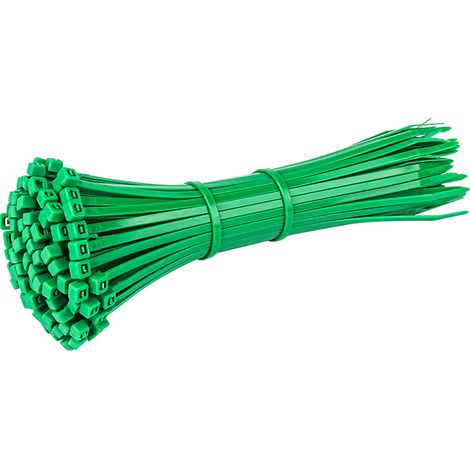 200 Grüne Kabelbinder Aus Kunststoff, 200 X 3,6 Mm, Kleine Kabelbinder, Nylon-kabelbinder Für Das Kabelmanagement