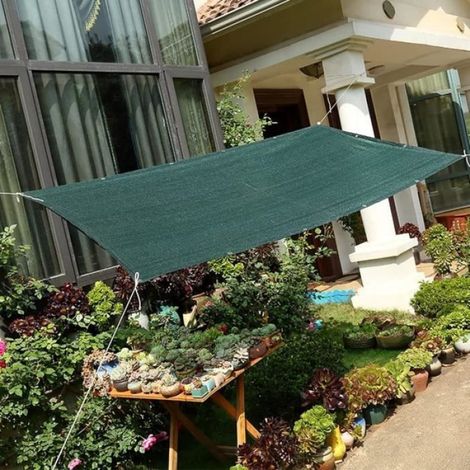 Schattierungsnetz Mit Ösen, 75 % Schattierung, Leicht Und Strapazierfähig, Uv-beständiger Sonnenschirm Für Pergolen, Gärten, Gewächshäuser, Grün, 2 X 3 M