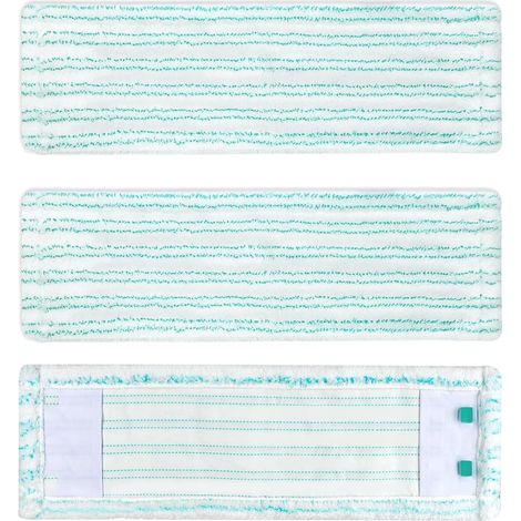 3-teiliges Ersatz-mopppad-set Für Leifheit Profi Xl Micro Duo 47x15cm, Ersatzbezüge Für Leifheit Profi Xl Cotton Plus, Mikrofaser-ersatzbezug Für Alle Bodenarten