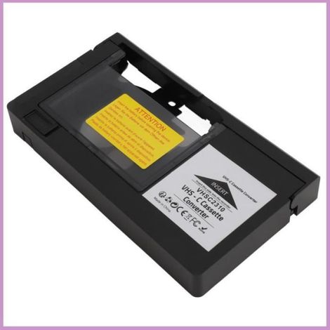 Vhs-c-kassettenadapter Für Vhs-c- Und Svhs-camcorder Vhs-kassettenkonverter Nicht Kompatibel Mit 8mm/mini Dv/hi8.