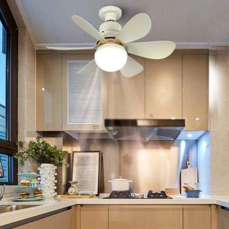 Deckenventilator Mit Dimmbarer 30-w-e27-glühbirne – Fernbedienung, 3 Geschwindigkeitsstufen, Timer