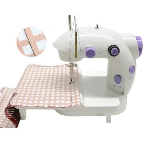Kleine Taschennähmaschine, Zwei Geschwindigkeiten, Doppelfaden, Multifunktionale Elektrische Mini-nähmaschine Für Den Haushalt, Tragbar Und Praktisch