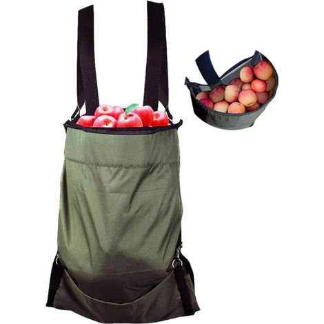 Obstpflückschürze, Wasserdichte Und Strapazierfähige Obst- Und Gemüsepflücktasche Aus Oxford-gewebe Zur Aufbewahrung Von Obst
