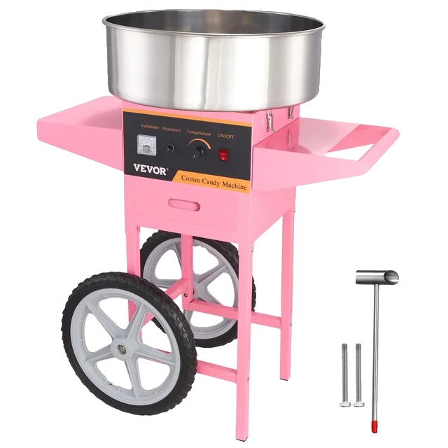 Zuckerwattemaschine, 1000 W, Edelstahlschüssel