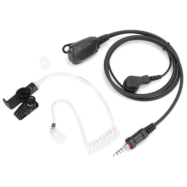 IP54 wasserdichter Ohrhörer für ICOM IC M33, M25 und M34, Headset-Zubehör mit Luftführung
