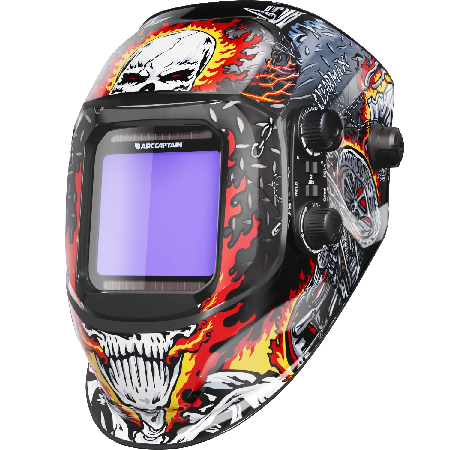 Selbstverdunkelnder Schweißhelm, Leichtes Design, Farbechte Linse, Ar-wc025