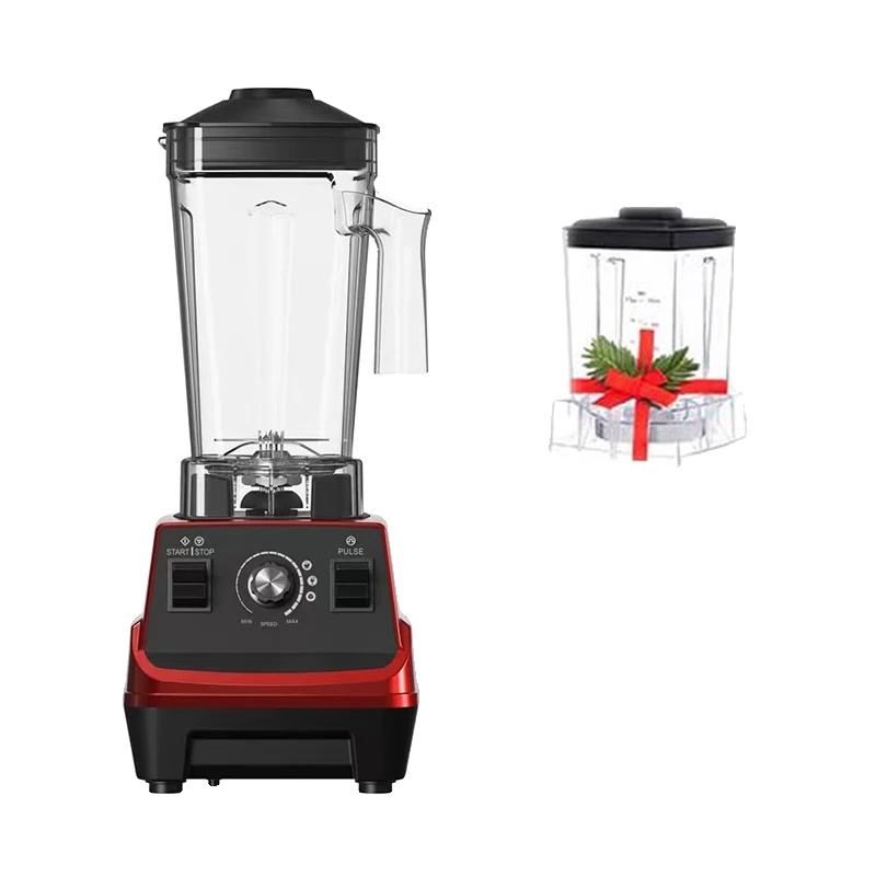 Smoothie-mixer, 1800 W Leistung, Doppelbehältersystem, G5001 Rot, Eu Stekker-a