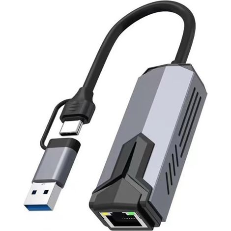 5g Usb 3.0 Typ-c Auf Rj45 Kabelnetzwerkkarte, 5000 Mbit/s Hochgeschwindigkeit Für Tablet Und Computer
