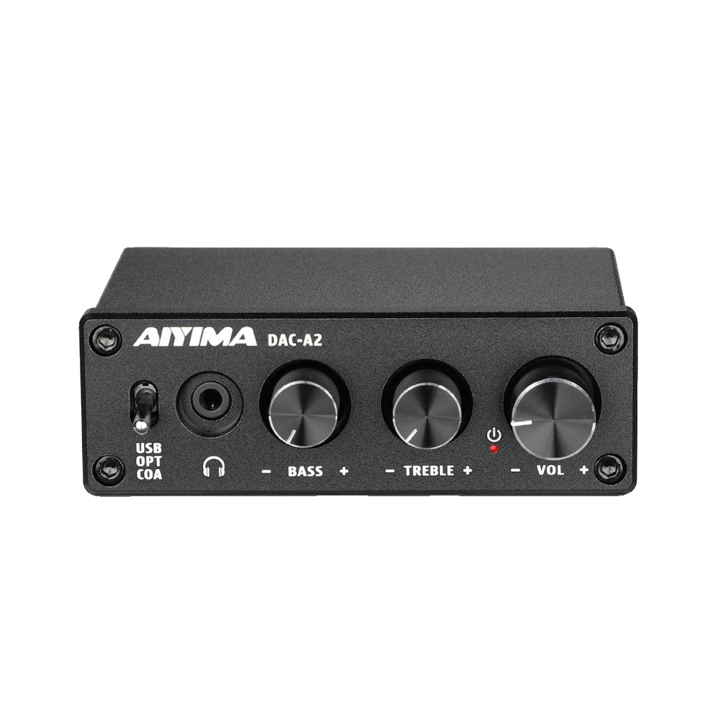 Audio-dac, Digital-analog-wandlung, Diverse Eingangsoptionen, Schwarz