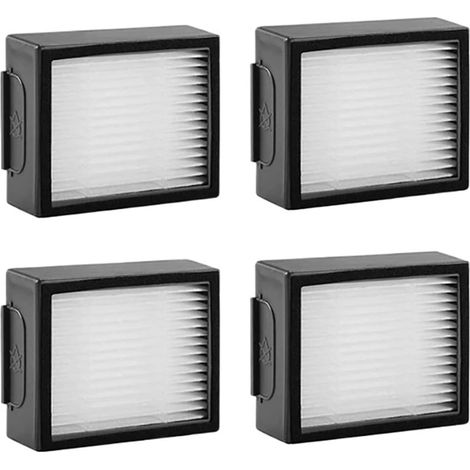 Hepa-filter, Kompatibel Mit Roomba E5, E6, E7, I1, I3, I4, I5, I6, I7, I8, Zubehör Für Saugroboter (4 Filter)