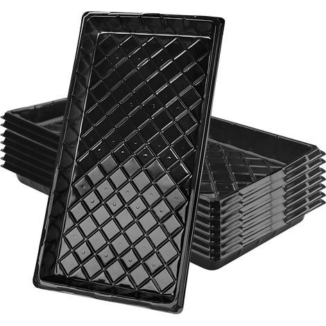 8-teiliges Anzuchtset, 22 X 11 X 1,8 Zoll, Anzuchtschalen Ohne Löcher Für Gemüse, Blumen, Keimung, Garten, Gewächshaus