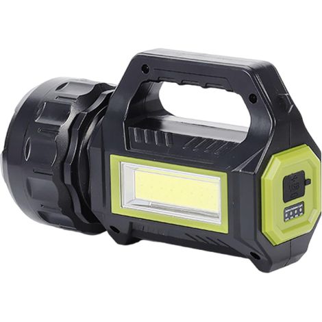 Multifunktionale, Wiederaufladbare Led-taschenlampe Für Camping, Seitentaschenlampe, Leistungsstarke Taschenlampe