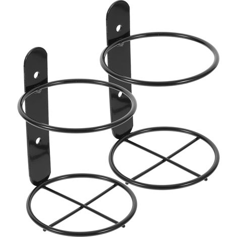 Set Mit 2 Schlichten, 13,5 Cm Großen Wandflaschenhaltern Aus Metall, Einzigartige Wandflaschenhalter Für Küche, Bar, Wohnaccessoires, Sammlergeschenk
