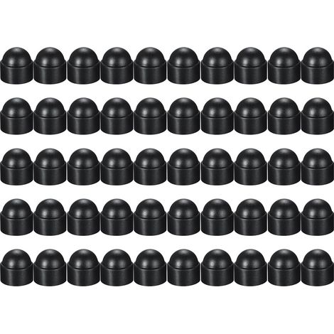 50 Stück M8-mutternabdeckungen, Kunststoff-schraubenabdeckungen, Mutternabdeckungen, Schutz- Und Sicherheitsabdeckungen Für Muttern Und Sechskantschraubenköpfe