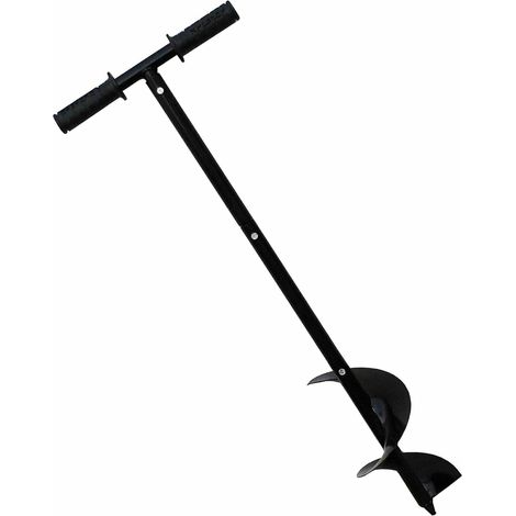 85 Cm Erdbohrer, Kaltgewalzter Stahl, T-förmiger Gartenbohrer Mit Rutschfestem Griff, Manueller Erdbohrer Für Die Tiefe Bodenbearbeitung Von Setzlingen