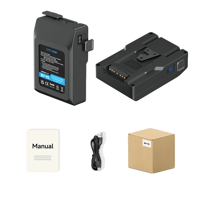 V-mount-akku, 15000 Mah Kapazität, Universelle Kompatibilität, Bp-95