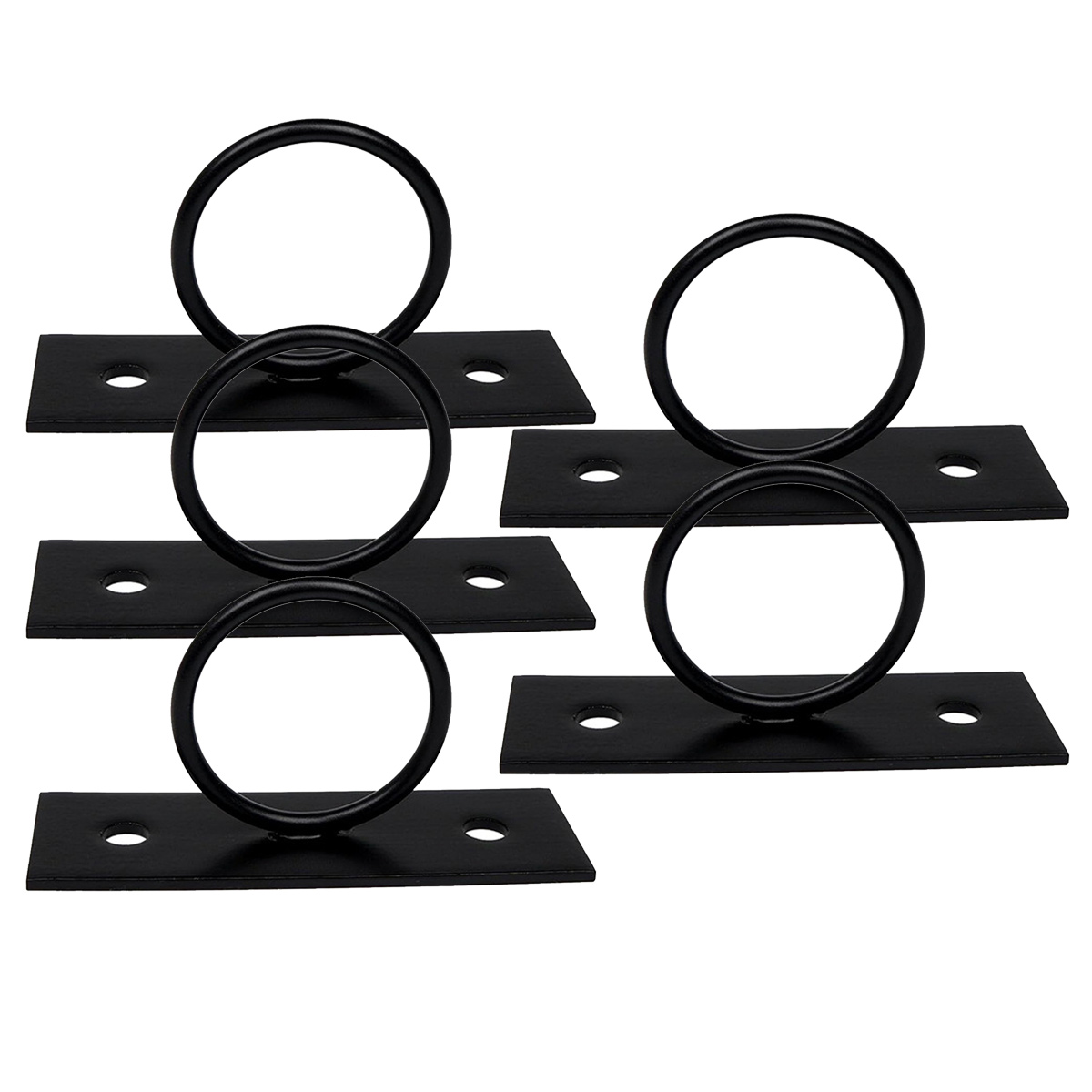Set Mit 5 Jute-seilstützen, Hanfhaken, Seilstützen Für Terrasse, Zaun, Treppengeländer