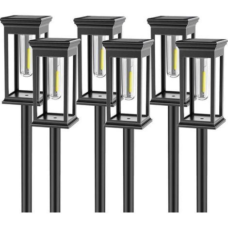 8er-pack (warmweiß) Solar-gartenleuchten Für Den Außenbereich, Ip65 Wasserdicht, Automatische Ein-/ausschaltfunktion, Geeignet Für Balkon, Terrasse, Wege, Rasen Und Außenbereich