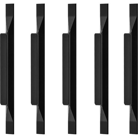 10 Europäische Aluminiumlegierungsgriffe Für Küchenschränke Und Kleiderschränke, Gesamtlänge 200 Mm, Lochabstand 128 Mm