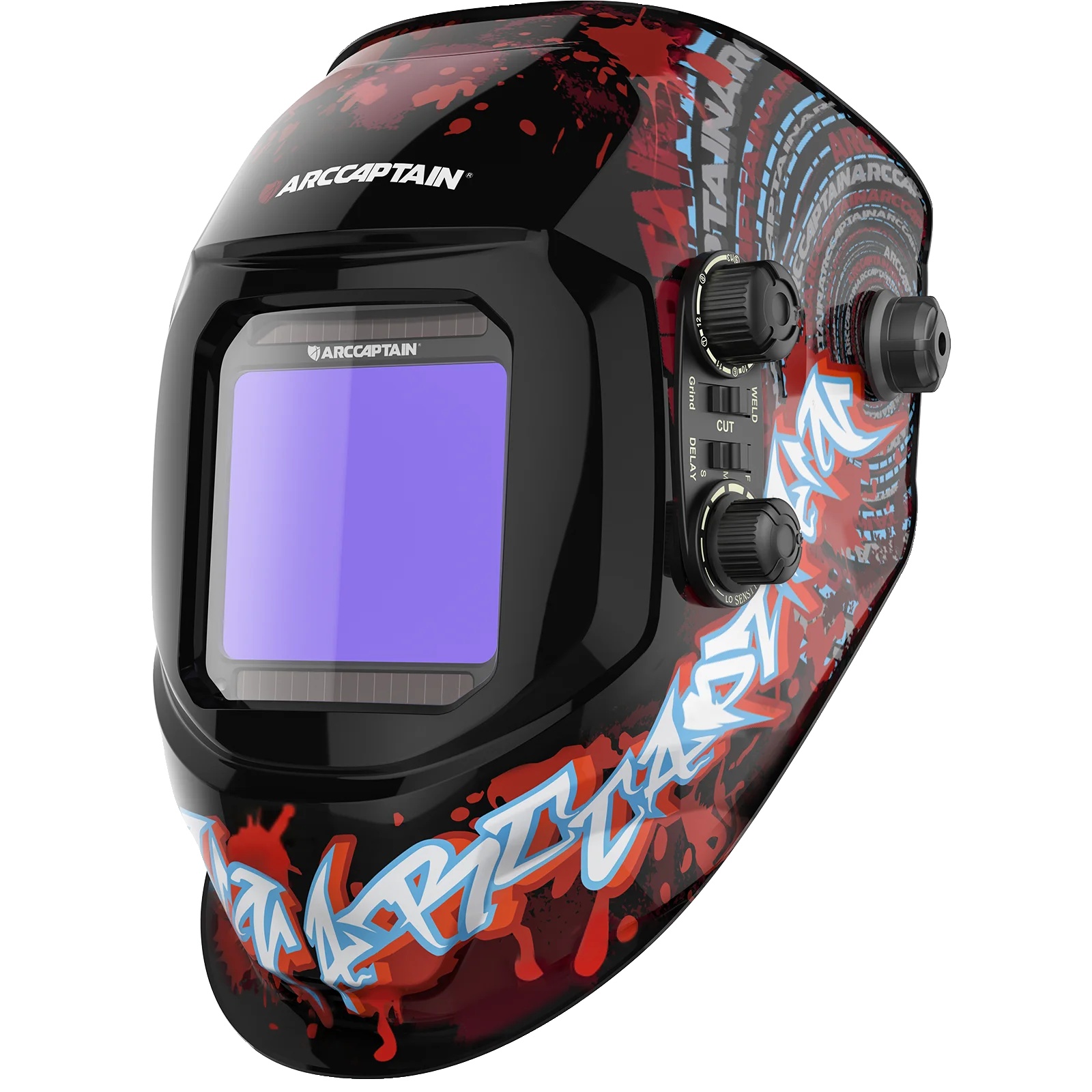 Selbstverdunkelnder Schweißhelm, Leichtes Design, Farbechte Linse, Hsh-g999-b