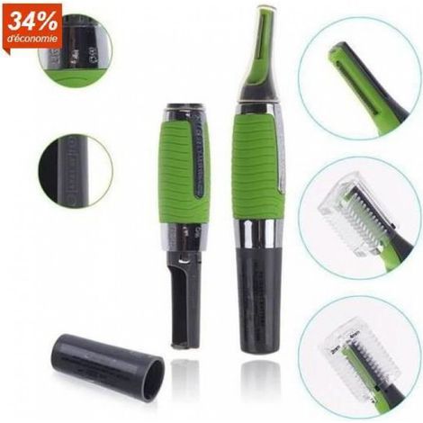 Elektrischer Rasierer Für Herren, Unisex, Nasen- Und Ohrhaartrimmer, Mikro-touch-trimmer Mit Led
