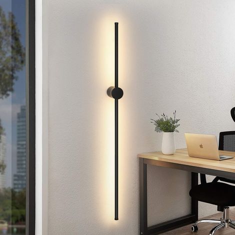 80 Cm Led-wandleuchte Für Den Innenbereich, Drehbare Schwarze Wandleuchte, Modernes Design, 3000 K Warmweißes Licht, 8 W Nachtlicht Für Flur, Wohnzimmer, Schlafzimmer, Treppenhaus, Küche