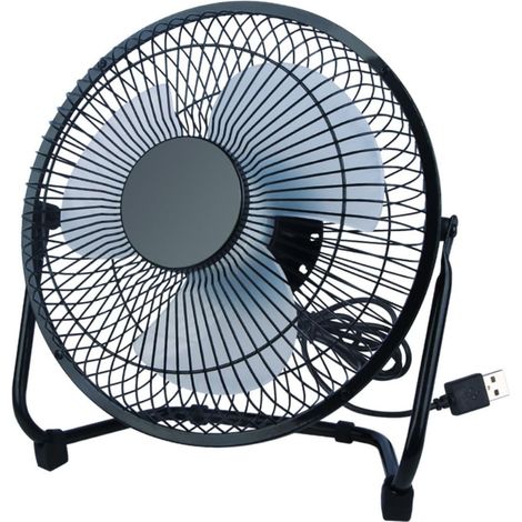 Mini-tischventilator Mit 8 Zoll Durchmesser, Usb-anschluss, Leisem Betrieb Und 2 Modi.
