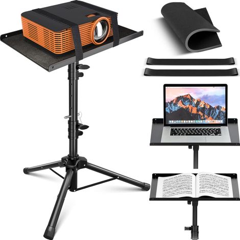 Projektorstativ Mit Rollen, Universeller Laptopständer, Multifunktionales Dj-stativ Mit Verstellbarer Höhe (standardstativ)