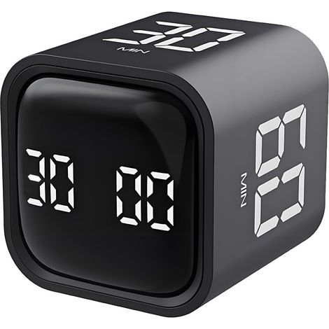 Cube Pomodoro Timer – Produktivitätstimer Mit 5/10/30/60-minuten-countdown-timern, Einstellbaren Akustischen Und Vibrationsalarmen, Intelligente Stoppuhr Für Büro, Studium, Aufgaben, Adhs