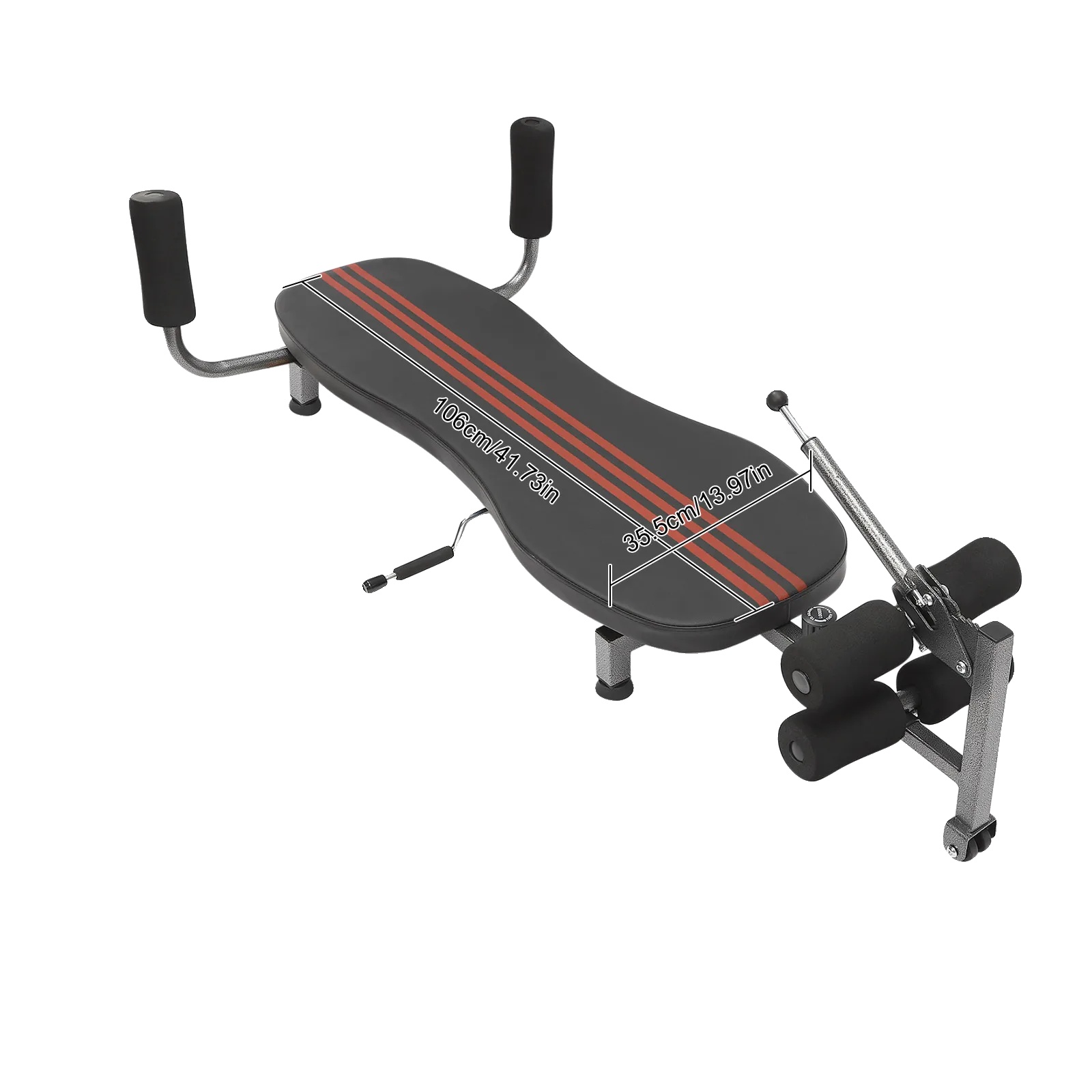 Rückentraktionsgerät, Dekompressionsgerät, Heimfitnessgerät, Schwarz