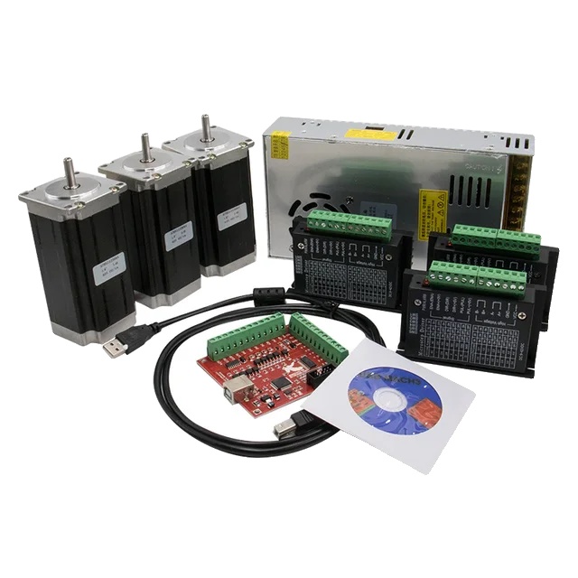 Schrittmotor-kit, Tb6600-treiber, Kompatibel Mit Dem Mach3-controller, 3-achsen, 2,5 Nm