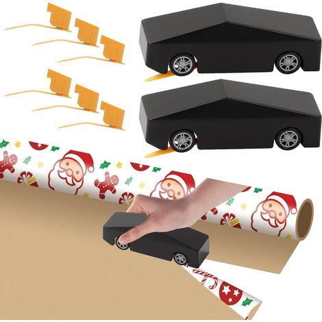 2er-set Geschenkpapierschneider, Geschenkpapierschneider Mit 6 Klingen Zum Schneiden Von Geschenkpapier Und Kraftpapier