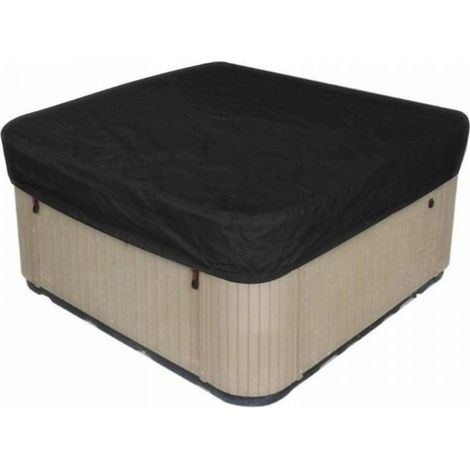 Quadratische Whirlpoolabdeckung, Staubdichte Poolabdeckung, Wasserdichte Outdoor-spa-abdeckung Für Badewanne, 220 × 220 × 30 Cm