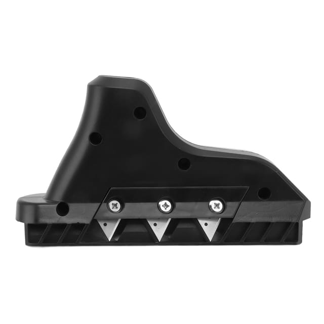 Dreiklingen-Gipshobel mit ergonomischem Griff – Schneid- und Formwerkzeug für Gipskarton, Weichholz und Kunststoff – ABS-Material – 12,5 x 23 cm –