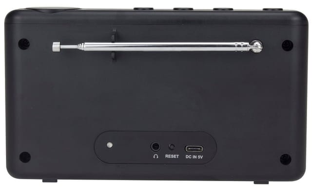 TRA23DAB/GR Tischradio dab+, dab, ukw dab+, ukw wiederaufladbar Anthrazit, Grau - Reflexion