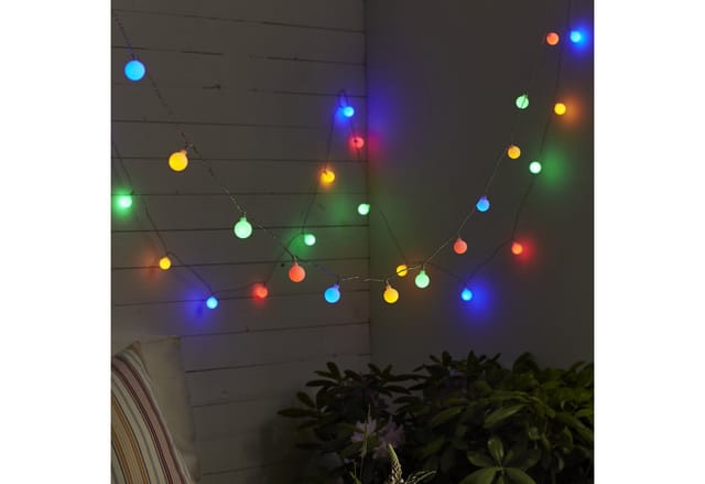 Star - LED-Lichterkette berry / 50 led / 7,35 m / Außenbereich / IP44 / Multi
