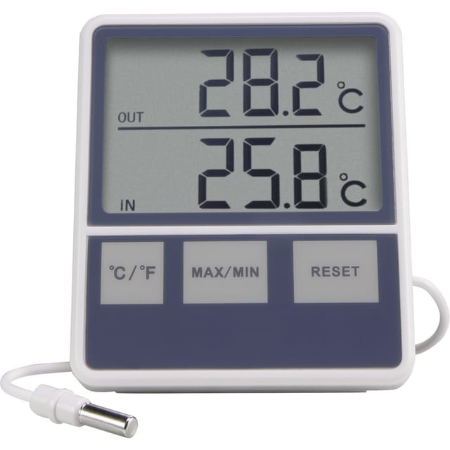 Kabelgebundenes Thermometer Weiß 1015