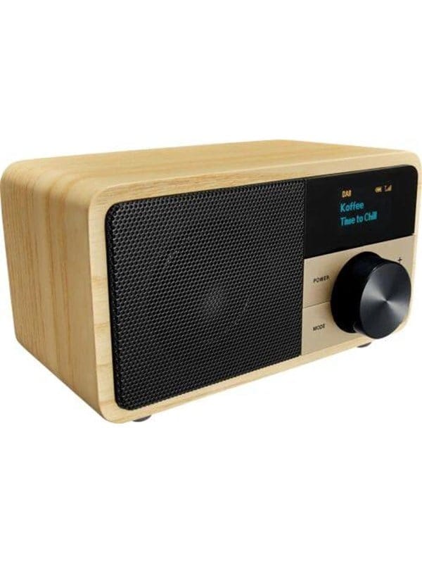 Sangean Genuine Mini DDR-7 Tischradio DAB+, UKW AUX, Bluetooth® Holz