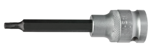 SW-Stahl 05346SB Schraubendrehereinsatz, 1/2' I T-Profil I T50 x 100mm I Schraubendreher-Einsatz für Torx I Sechskant Einsatz
