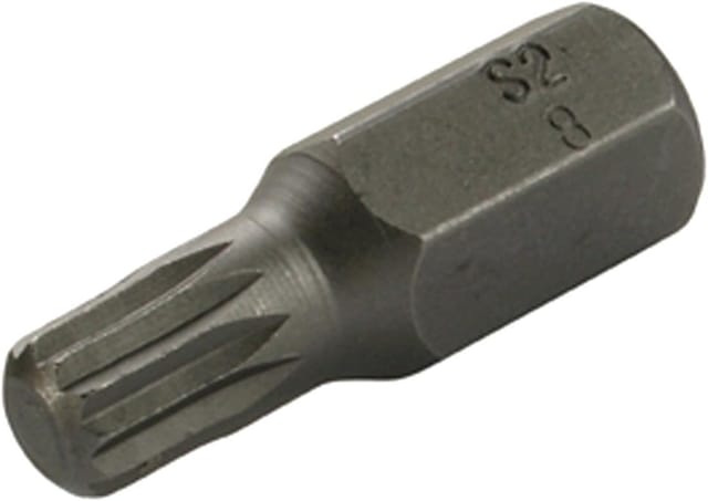 Schraubendrehbit Vielzahn Kurz 05320L Ø M 5 10 mm 6-kant Profi Chrom-Vanadium