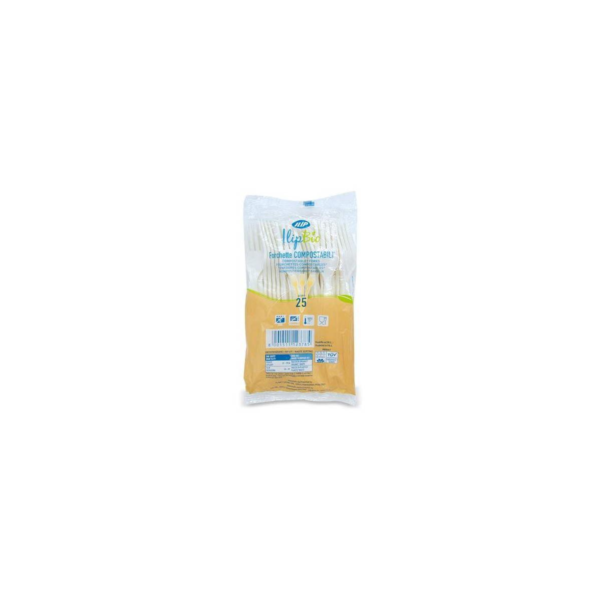Ilip Cf25 Weiße Gabeln Aus Bio-cpla