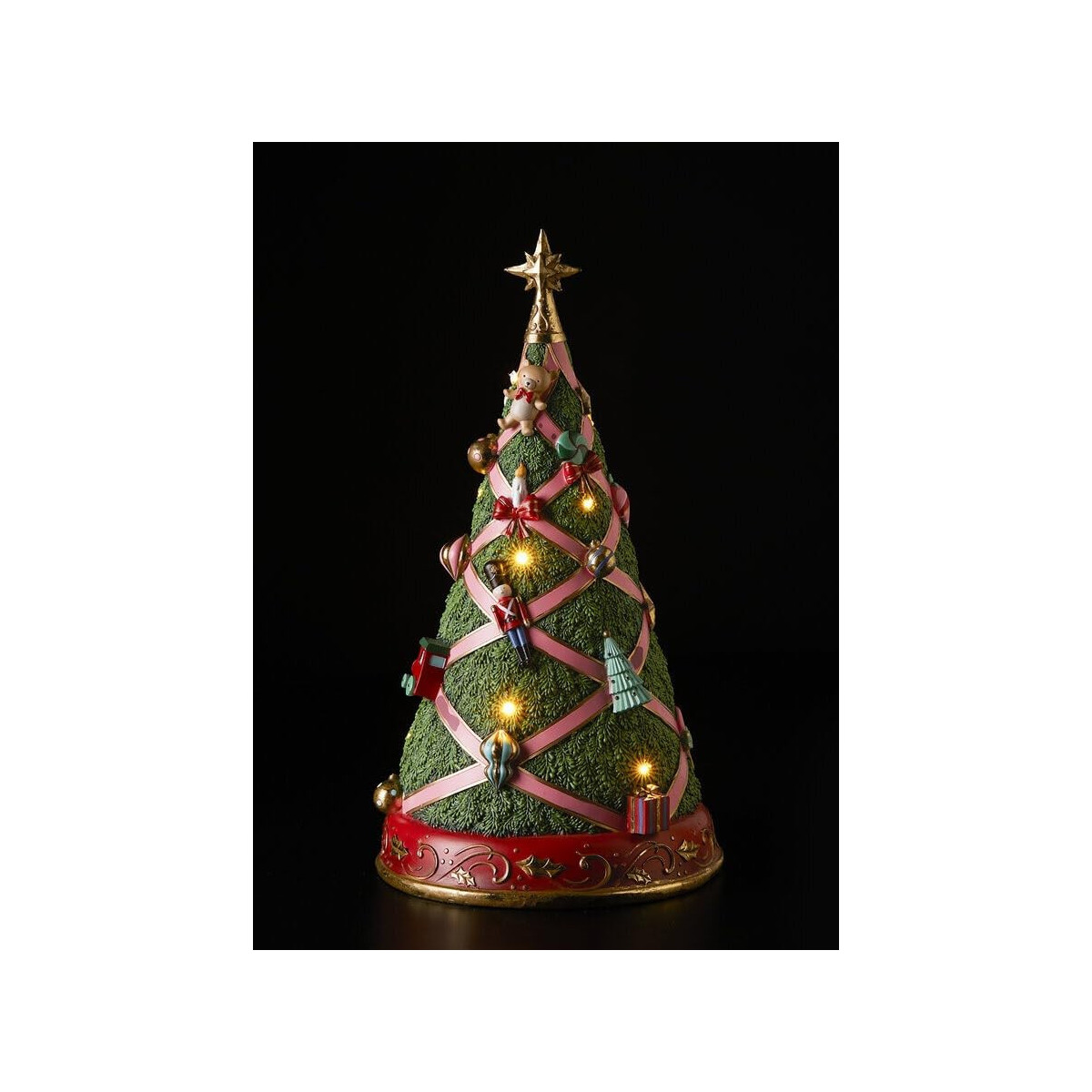 Edg Enzo De Gasperi Weihnachtsbaum Tannenbaum Poly Mit Led H46 Cm Grün Rosa