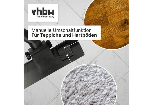 Bodendüse Typ 2 kompatibel mit aeg Vampyr VX6-, VX6-2-, VX7-, VX7-2 - Vhbw