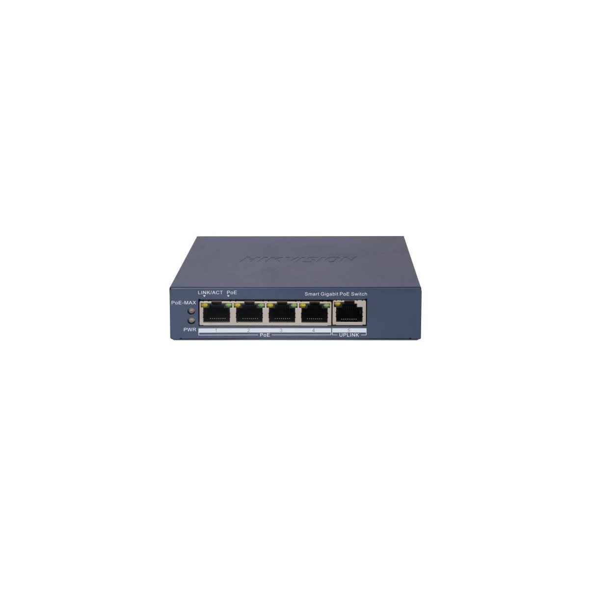 Hikvision Switch Gigabit Poe Repeater 4 X Gigabit Poe Port (output), 1 X Gigabit Poe Port (input)