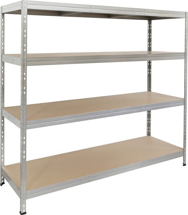 Rivet Metallsteckregal xxl 180 x 180 x 60 cm Lagerregal Schwerlastregal Regal