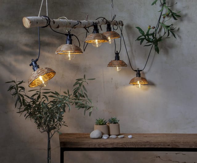 Star - LED-Lichterkette 'Cesta Light', 6-tlg., 6 ww led