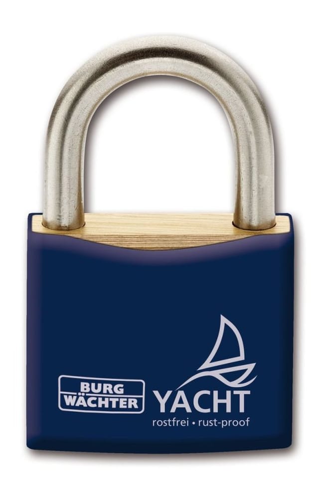 Burg Wachter - Burg Wächter 35471 Vorhängeschloss 40.00 mm verschieden schließend Blau Schlüsselschloss