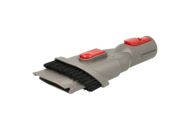 2-in-1 Kombidüse, Fugendüse Möbelbürste kompatibel mit Dyson V7, V11 Advanced, V8, V12 Detect Slim Absolute Staubsauger - 7,7cm - Vhbw