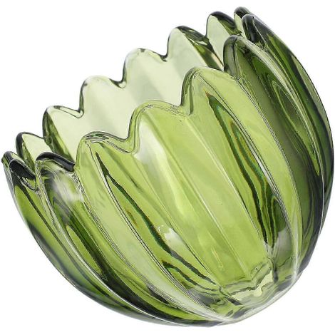 Lampenschirm Aus Kürbisgrünem Glas, Tischdekoration, Handgefertigt, 1er-set